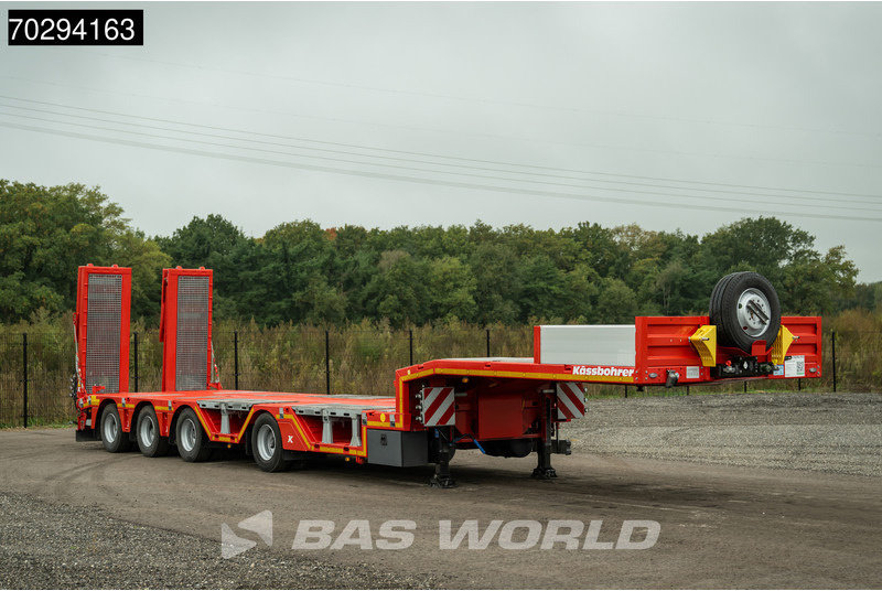 Kässbohrer LB4E 4 axles Hydr. Ramps 620cm-Extendable Lift+ 2x Steering Axle - Нискорамна площадка полуремарке: снимка 3 Kässbohrer LB4E 4 axles Hydr. Ramps 620cm-Extendable Lift+ 2x Steering Axle - Нискорамна площадка полуремарке: снимка 3