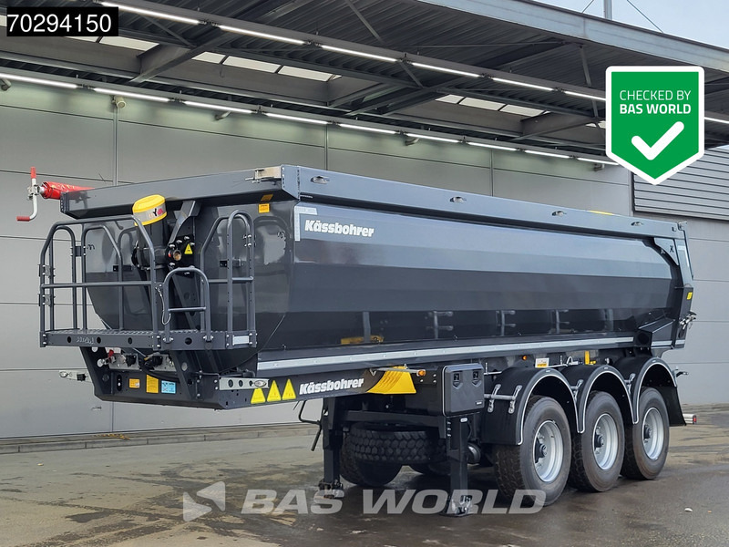 Kässbohrer XS 3 axles NEW 2x Liftaxles 24m3 Steel Tipper - Самосвал полуремарке: снимка 2 Kässbohrer XS 3 axles NEW 2x Liftaxles 24m3 Steel Tipper - Самосвал полуремарке: снимка 2
