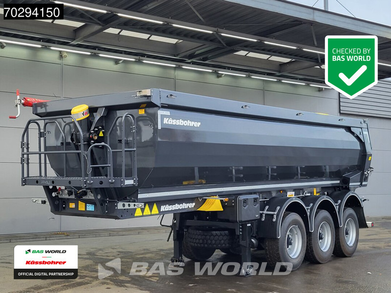 Kässbohrer XS 3 axles NEW 2x Liftaxles 24m3 Steel Tipper - Самосвал полуремарке: снимка 1 Kässbohrer XS 3 axles NEW 2x Liftaxles 24m3 Steel Tipper - Самосвал полуремарке: снимка 1