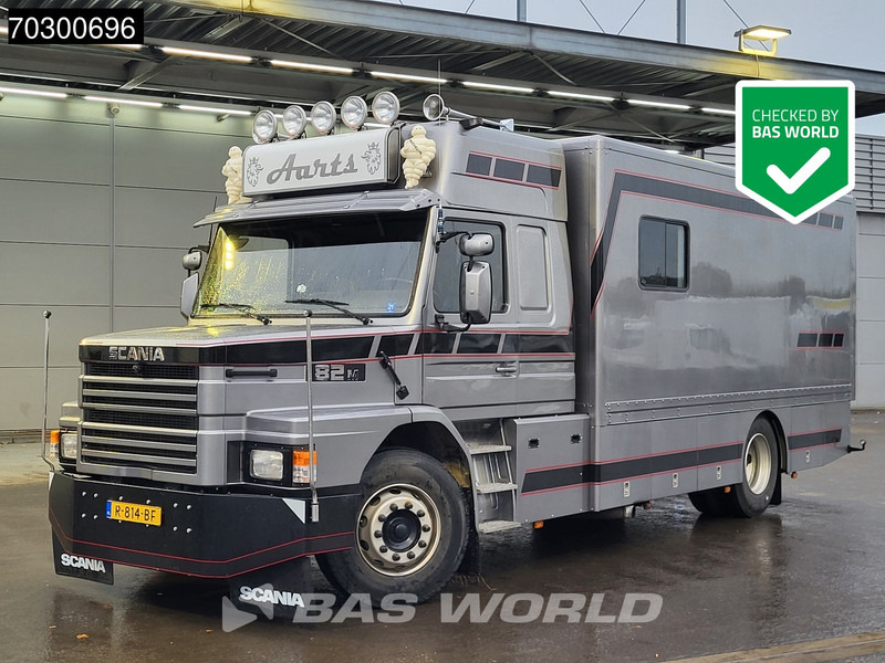 Scania 85M TM 4X2 NL Classis Camper Truck APK 1500kg tailgate Manual - Кемпер: снимка 1 Scania 85M TM 4X2 NL Classis Camper Truck APK 1500kg tailgate Manual - Кемпер: снимка 1