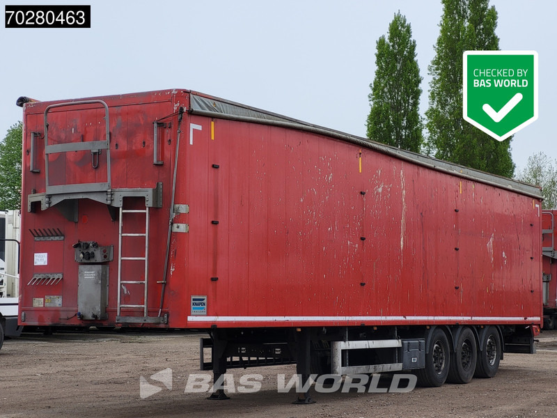 Knapen K100 92m3 10mm Waste Cover Liftachse APK 02/26 - С плъзгащ под полуремарке: снимка 1 Knapen K100 92m3 10mm Waste Cover Liftachse APK 02/26 - С плъзгащ под полуремарке: снимка 1