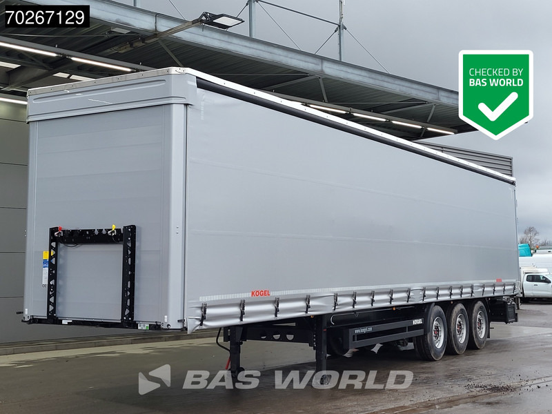 Kögel S24-1 3 axles HARDWOOD NEW SAF Liftachse Edscha - Брезентово полуремарке: снимка 1 Kögel S24-1 3 axles HARDWOOD NEW SAF Liftachse Edscha - Брезентово полуремарке: снимка 1
