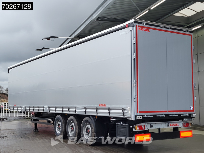 Kögel S24-1 3 axles HARDWOOD NEW SAF Liftachse Edscha - Брезентово полуремарке: снимка 2 Kögel S24-1 3 axles HARDWOOD NEW SAF Liftachse Edscha - Брезентово полуремарке: снимка 2