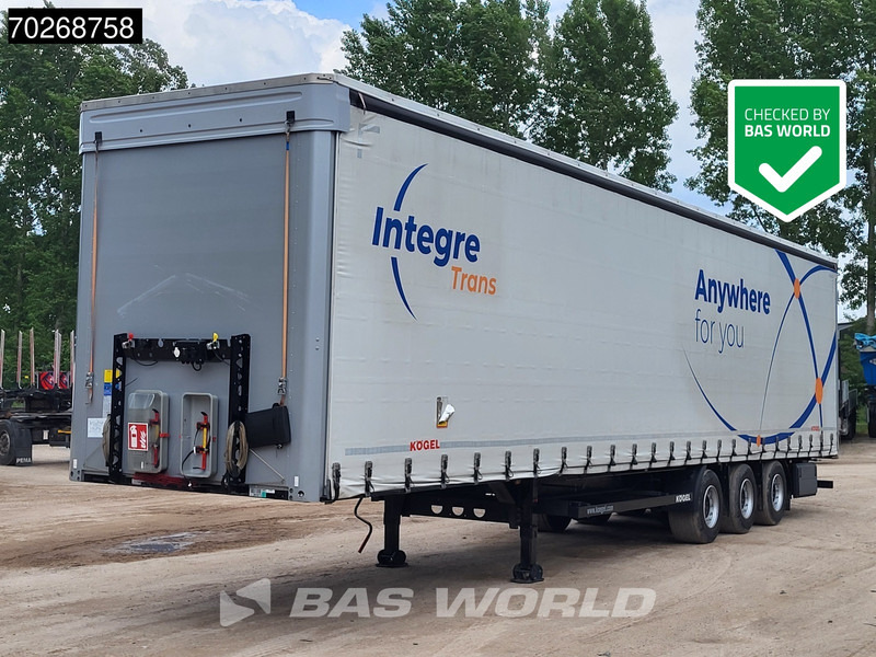 Kögel S24-1 3 axles Mega Anti Vandalism SAF - Брезентово полуремарке: снимка 1 Kögel S24-1 3 axles Mega Anti Vandalism SAF - Брезентово полуремарке: снимка 1