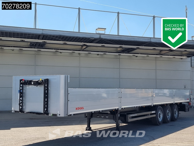 Kögel S24-1 OPEN Liftachse Bordwände - Бордово полуремарке/ Платформа: снимка 1 Kögel S24-1 OPEN Liftachse Bordwände - Бордово полуремарке/ Платформа: снимка 1