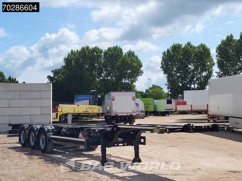 Контейнеровоз/ Сменна каросерия полуремарке Kögel S24-2 Multi'45ft 2xLiftachse: снимка 7