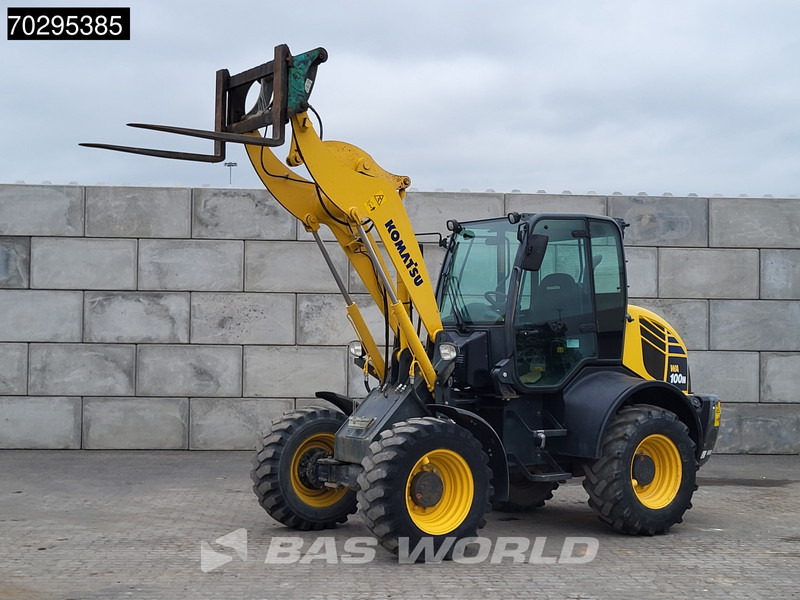 Komatsu WA100 M-7 BUCKET + FORKS - Колесен товарач: снимка 3 Komatsu WA100 M-7 BUCKET + FORKS - Колесен товарач: снимка 3