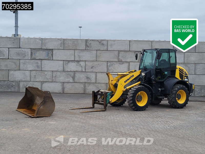 Komatsu WA100 M-7 BUCKET + FORKS - Колесен товарач: снимка 1 Komatsu WA100 M-7 BUCKET + FORKS - Колесен товарач: снимка 1