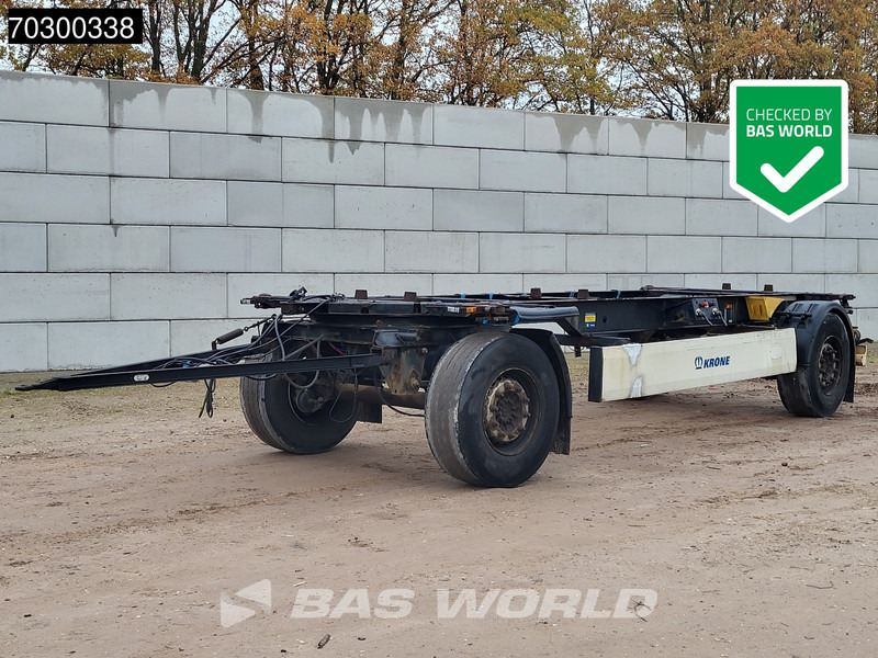 Krone AZ 20ft - Контейнеровоз/ Сменна каросерия ремарке: снимка 1 Krone AZ 20ft - Контейнеровоз/ Сменна каросерия ремарке: снимка 1