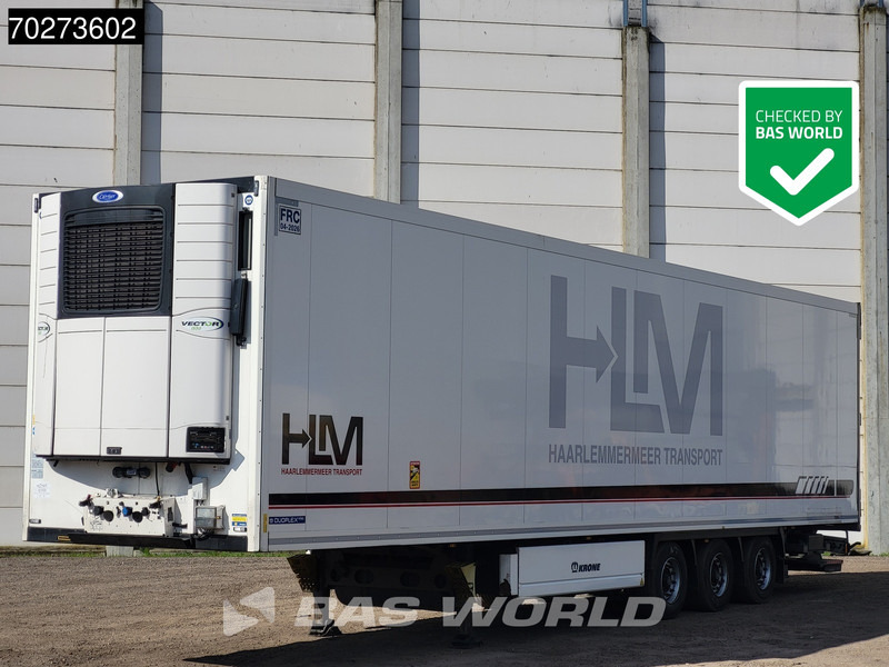 Krone Carrier Vector 1550 Tailgate TUV 11/25 Liftachse Bloemenbreed - Рефрижератор полуремарке: снимка 1 Krone Carrier Vector 1550 Tailgate TUV 11/25 Liftachse Bloemenbreed - Рефрижератор полуремарке: снимка 1