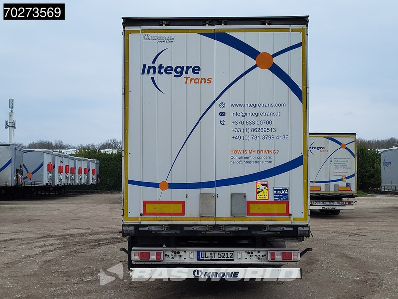 Брезентово полуремарке Krone SD 3 axles Edscha Anti-Vandalimus-Plane Alcoa's: снимка 7