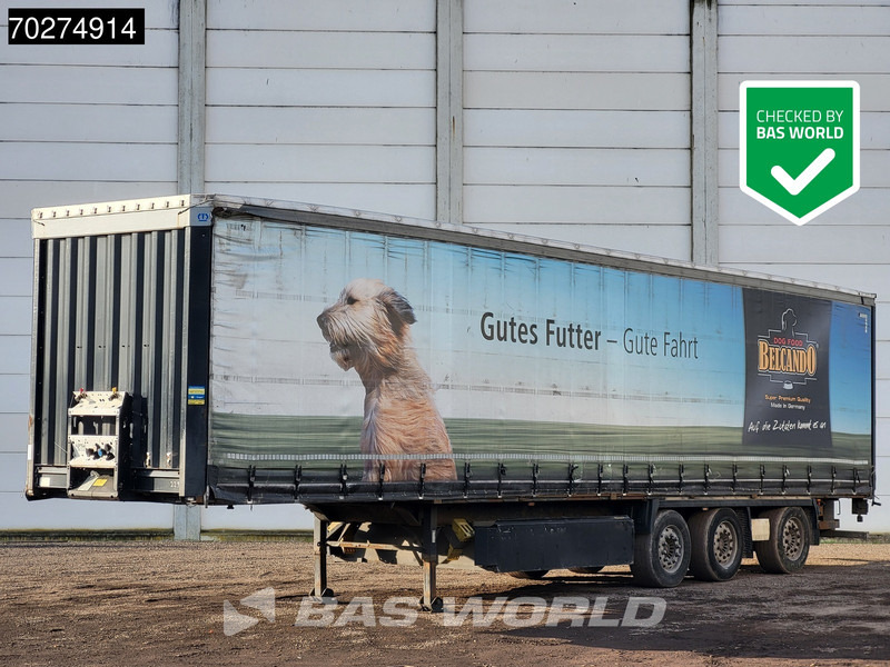 Krone SD 3 axles Forklift Lift+Lenkachse Kooiaap Palettenkasten SAF Sliding Roof - Брезентово полуремарке: снимка 1 Krone SD 3 axles Forklift Lift+Lenkachse Kooiaap Palettenkasten SAF Sliding Roof - Брезентово полуремарке: снимка 1