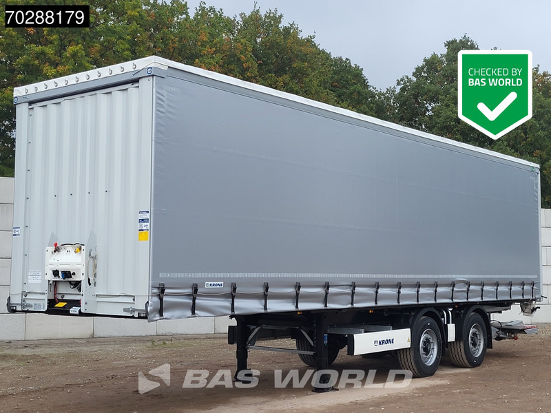 Krone SD NEW Tailgate City Lift + Steeringaxle - Брезентово полуремарке: снимка 1 Krone SD NEW Tailgate City Lift + Steeringaxle - Брезентово полуремарке: снимка 1