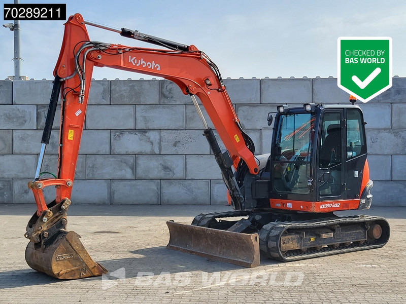 Kubota KX080-4 - Мини багер: снимка 1 Kubota KX080-4 - Мини багер: снимка 1