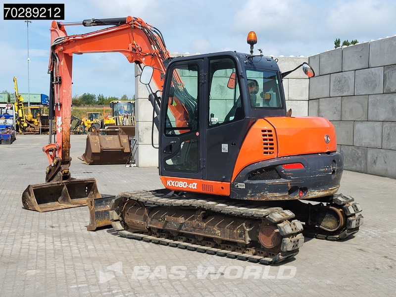 Kubota KX080 -4a - Мини багер: снимка 3 Kubota KX080 -4a - Мини багер: снимка 3