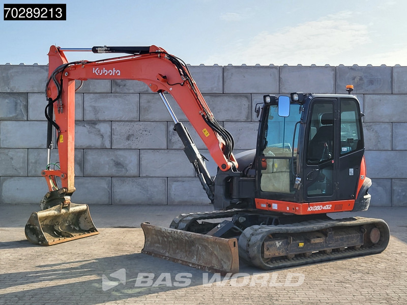 Kubota KX080-4a2 A/C - Мини багер: снимка 2 Kubota KX080-4a2 A/C - Мини багер: снимка 2