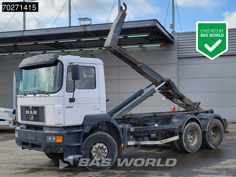 MAN 26.343 DFC 6X4 Steelsuspension Manual Euro 2 - Мултилифт с кука камион: снимка 1 MAN 26.343 DFC 6X4 Steelsuspension Manual Euro 2 - Мултилифт с кука камион: снимка 1