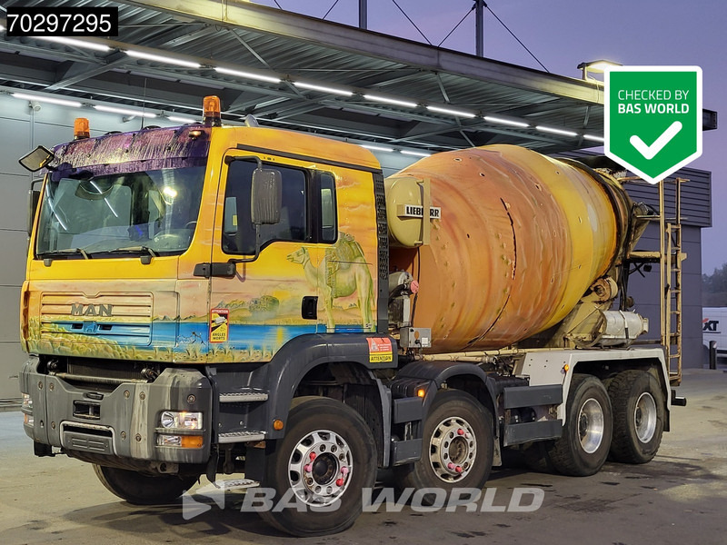 MAN 35.363 8X4 9m3 Liebherr mixer Big-Axle Steelsuspension Automatic Euro 3 - Бетоновоз: снимка 1 MAN 35.363 8X4 9m3 Liebherr mixer Big-Axle Steelsuspension Automatic Euro 3 - Бетоновоз: снимка 1