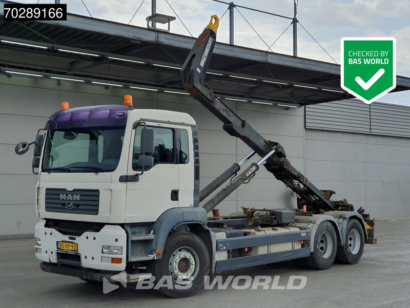 MAN TGA 28.400 6X2 NL-Truck HIAB Multilift LHZ26061 Lift-Axle Euro 5 - Мултилифт с кука камион: снимка 1 MAN TGA 28.400 6X2 NL-Truck HIAB Multilift LHZ26061 Lift-Axle Euro 5 - Мултилифт с кука камион: снимка 1