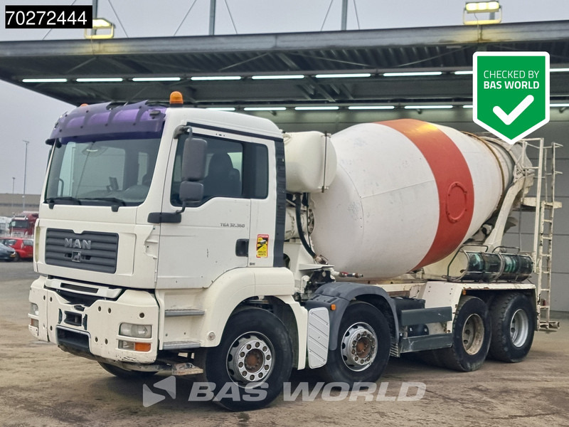 MAN TGA 32.360 8X4 Stetter 9m3 Steelsuspension Euro 4 - Бетоновоз: снимка 1 MAN TGA 32.360 8X4 Stetter 9m3 Steelsuspension Euro 4 - Бетоновоз: снимка 1