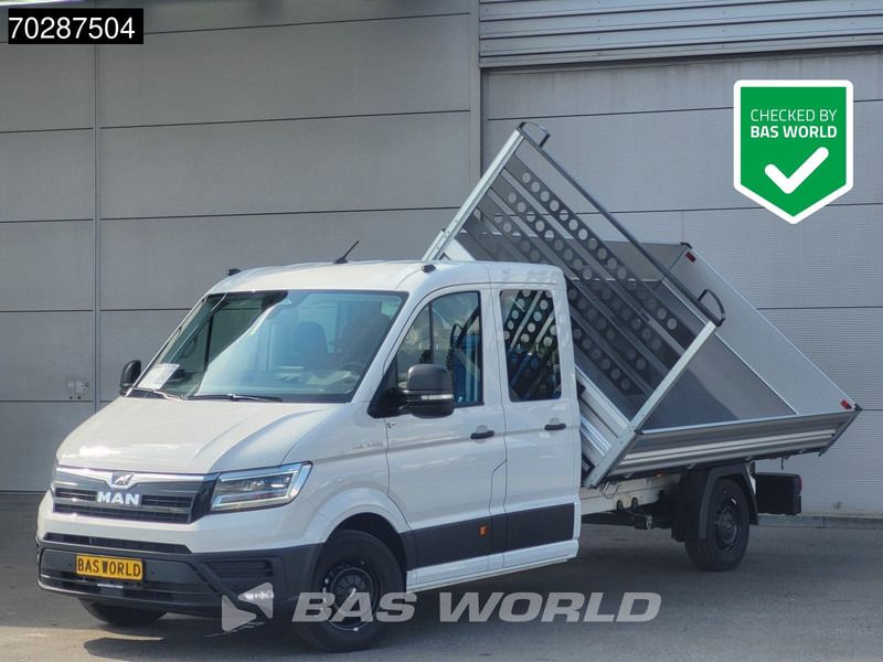 MAN TGE 3.180 Drie-Zijdige Automaat Kipper 2025-Facelift 180PK Trekhaak LED Airco Cruise Navi Euro6 Kipper Tipper Benne Kieper 3m3 A/C Towbar - Бус самосвал: снимка 1 MAN TGE 3.180 Drie-Zijdige Automaat Kipper 2025-Facelift 180PK Trekhaak LED Airco Cruise Navi Euro6 Kipper Tipper Benne Kieper 3m3 A/C Towbar - Бус самосвал: снимка 1