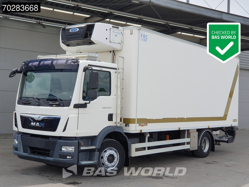 MAN TGM 15.250 4X2 Carrier Supra 850 Cooler Tailgate Euro 6 - Рефрижератор камион: снимка 1 MAN TGM 15.250 4X2 Carrier Supra 850 Cooler Tailgate Euro 6 - Рефрижератор камион: снимка 1
