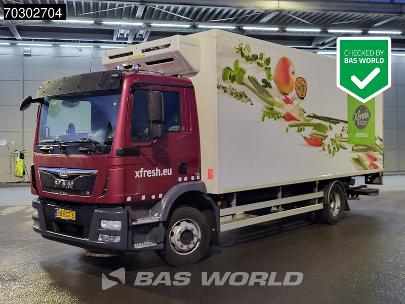 MAN TGM 15.250 TGM 4X2 15t NL-Truck APK Konvekta DUOTEMP-DKD514/24-400 V Ladebordwand - Рефрижератор камион: снимка 1 MAN TGM 15.250 TGM 4X2 15t NL-Truck APK Konvekta DUOTEMP-DKD514/24-400 V Ladebordwand - Рефрижератор камион: снимка 1