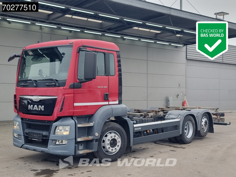 MAN TGS 26.320 6X2 BDF ADR Lift+lenkasche Automatic Euro 6 - Контейнеровоз/ Сменна каросерия камион: снимка 1 MAN TGS 26.320 6X2 BDF ADR Lift+lenkasche Automatic Euro 6 - Контейнеровоз/ Сменна каросерия камион: снимка 1