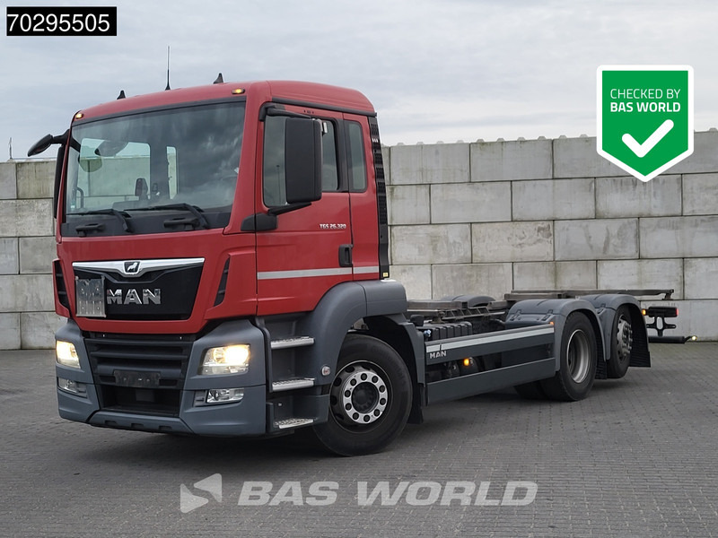 MAN TGS 26.320 TGS 6X2 ADR BDF Lift + Steering Axle Euro 6 - Контейнеровоз/ Сменна каросерия камион: снимка 1 MAN TGS 26.320 TGS 6X2 ADR BDF Lift + Steering Axle Euro 6 - Контейнеровоз/ Сменна каросерия камион: снимка 1