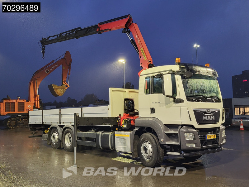 MAN TGS 26.360 TGS 6X2 NL-Truck Palfinger PK17.001 Crane Kran Lift+Steering-Axle Navi Euro 6 Palfinger - Бордови камион, Камион с кран: снимка 3 MAN TGS 26.360 TGS 6X2 NL-Truck Palfinger PK17.001 Crane Kran Lift+Steering-Axle Navi Euro 6 Palfinger - Бордови камион, Камион с кран: снимка 3