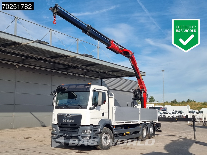 MAN TGS 26.440 6X2 NEW NL-Truck Palfinger PK 20.501 L TEC3 Kran Crane Baustoff Euro 6 - Бордови камион, Камион с кран: снимка 1 MAN TGS 26.440 6X2 NEW NL-Truck Palfinger PK 20.501 L TEC3 Kran Crane Baustoff Euro 6 - Бордови камион, Камион с кран: снимка 1