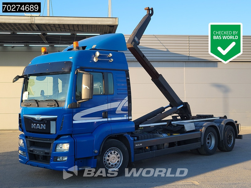 Мултилифт с кука камион MAN TGS 26.440 6X2 VDL S-21-6200 hooklift Retarder Navi Automatic Euro 6: снимка 1