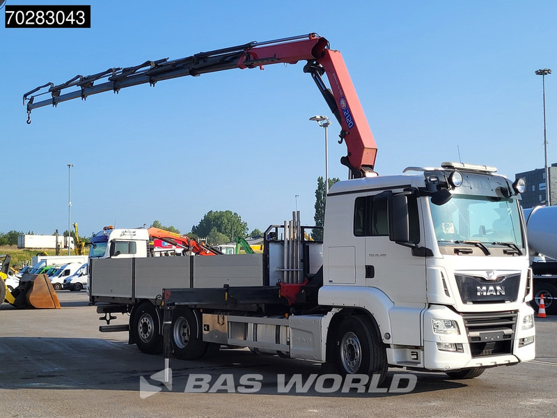 MAN TGS 26.460 TGS 6X2 Retarder HMF 2120K 6x Extensions Crane Kran Navi Euro 6 - Бордови камион, Камион с кран: снимка 3 MAN TGS 26.460 TGS 6X2 Retarder HMF 2120K 6x Extensions Crane Kran Navi Euro 6 - Бордови камион, Камион с кран: снимка 3