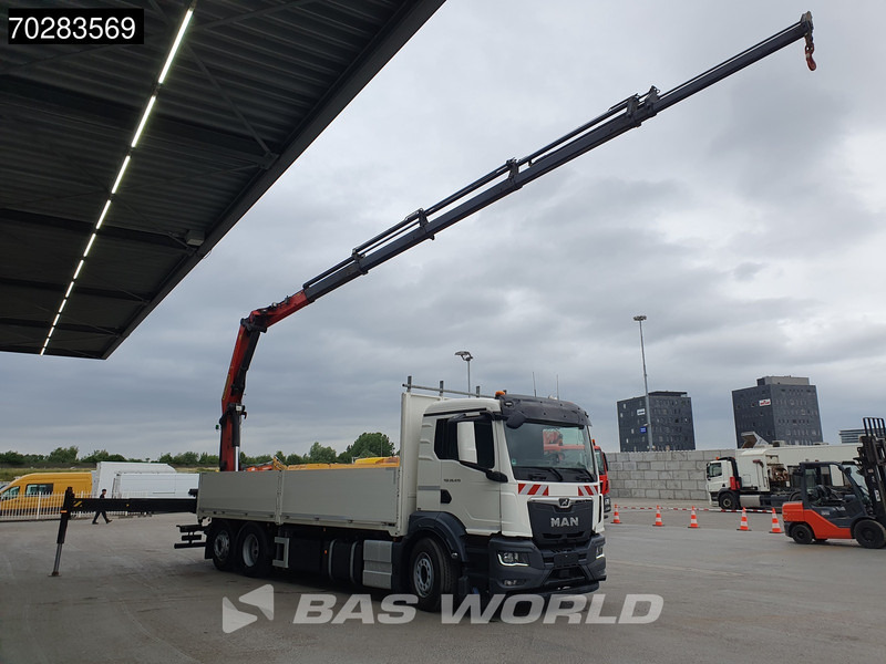 MAN TGS 26.470 6X2 Palfinger PK22002-EH Kran Crane Liftachse Navi Euro 6 - Бордови камион, Камион с кран: снимка 2 MAN TGS 26.470 6X2 Palfinger PK22002-EH Kran Crane Liftachse Navi Euro 6 - Бордови камион, Камион с кран: снимка 2