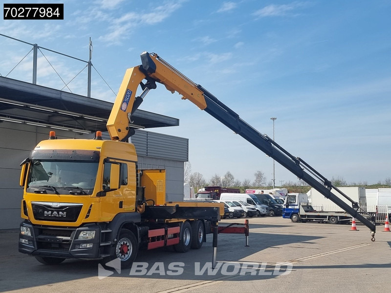 MAN TGS 26.480 6X4 HMF 5020 K6 Crane Kran 6x2H4 Hydrodrive Euro 6 - Бордови камион, Камион с кран: снимка 3 MAN TGS 26.480 6X4 HMF 5020 K6 Crane Kran 6x2H4 Hydrodrive Euro 6 - Бордови камион, Камион с кран: снимка 3