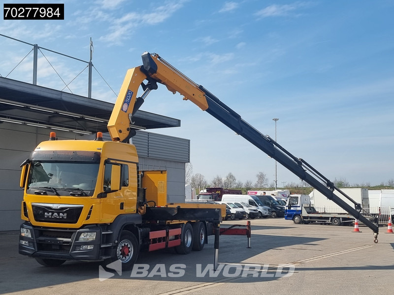 MAN TGS 26.480 6X4 HMF 5020 K6 Crane Kran 6x2H4 Hydrodrive Euro 6 - Бордови камион, Камион с кран: снимка 3 MAN TGS 26.480 6X4 HMF 5020 K6 Crane Kran 6x2H4 Hydrodrive Euro 6 - Бордови камион, Камион с кран: снимка 3