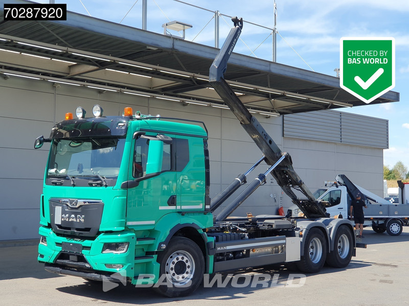 MAN TGS 28.510 6X2 Meiller RS21 65 Hooklift Liftas Automatic Navi Retarder Euro 6 - Мултилифт с кука камион: снимка 1 MAN TGS 28.510 6X2 Meiller RS21 65 Hooklift Liftas Automatic Navi Retarder Euro 6 - Мултилифт с кука камион: снимка 1
