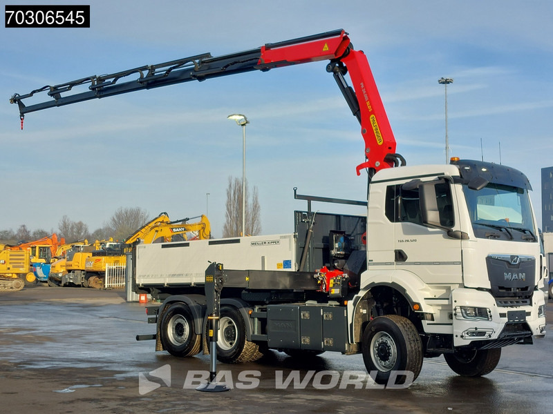 MAN TGS 28.520 6X4 NEW Palfinger PK24001 SLD 5 Kran 2-way tipper Retarder Lift+Steering Axle - Самосвал камион, Камион с кран: снимка 3 MAN TGS 28.520 6X4 NEW Palfinger PK24001 SLD 5 Kran 2-way tipper Retarder Lift+Steering Axle - Самосвал камион, Камион с кран: снимка 3