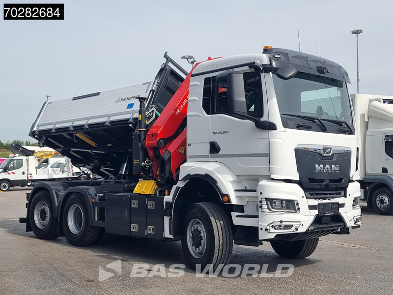 MAN TGS 28.520 6X4 Palfinger PK24001 SLD 5 Kran 2-way tipper Retarder Big-Axle Liftachse Euro 6 - Самосвал камион, Камион с кран: снимка 3 MAN TGS 28.520 6X4 Palfinger PK24001 SLD 5 Kran 2-way tipper Retarder Big-Axle Liftachse Euro 6 - Самосвал камион, Камион с кран: снимка 3
