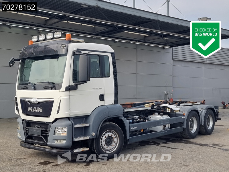 MAN TGS 33.440 6X4 20tons Palfinger T20-31 MPA hooklift Big-Axle Euro 6 - Мултилифт с кука камион: снимка 3 MAN TGS 33.440 6X4 20tons Palfinger T20-31 MPA hooklift Big-Axle Euro 6 - Мултилифт с кука камион: снимка 3