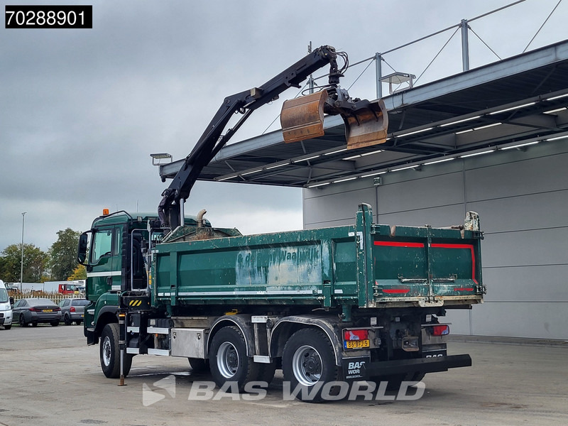 MAN TGS 33.440 TGS 6X6 NL-Truck 12m3 Jansen Tipper HMF 1643 Crane Steering-Axle Big-Axle Automatic Euro 6 - Самосвал камион, Камион с кран: снимка 2 MAN TGS 33.440 TGS 6X6 NL-Truck 12m3 Jansen Tipper HMF 1643 Crane Steering-Axle Big-Axle Automatic Euro 6 - Самосвал камион, Камион с кран: снимка 2