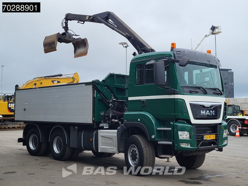 MAN TGS 33.440 TGS 6X6 NL-Truck 12m3 Jansen Tipper HMF 1643 Crane Steering-Axle Big-Axle Automatic Euro 6 - Самосвал камион, Камион с кран: снимка 3 MAN TGS 33.440 TGS 6X6 NL-Truck 12m3 Jansen Tipper HMF 1643 Crane Steering-Axle Big-Axle Automatic Euro 6 - Самосвал камион, Камион с кран: снимка 3