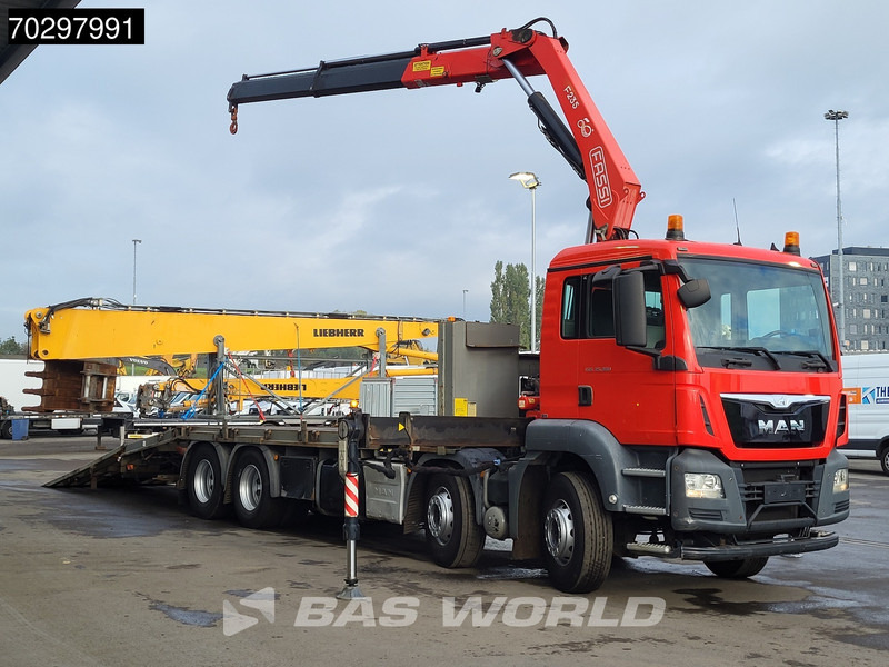 MAN TGS 35.360 TGS 8X2 Fassi F235A.0.22 Crane Kran Winch Hydraulic ramp Lift-Axle Navi Euro 6 - Бордови камион, Камион с кран: снимка 5 MAN TGS 35.360 TGS 8X2 Fassi F235A.0.22 Crane Kran Winch Hydraulic ramp Lift-Axle Navi Euro 6 - Бордови камион, Камион с кран: снимка 5