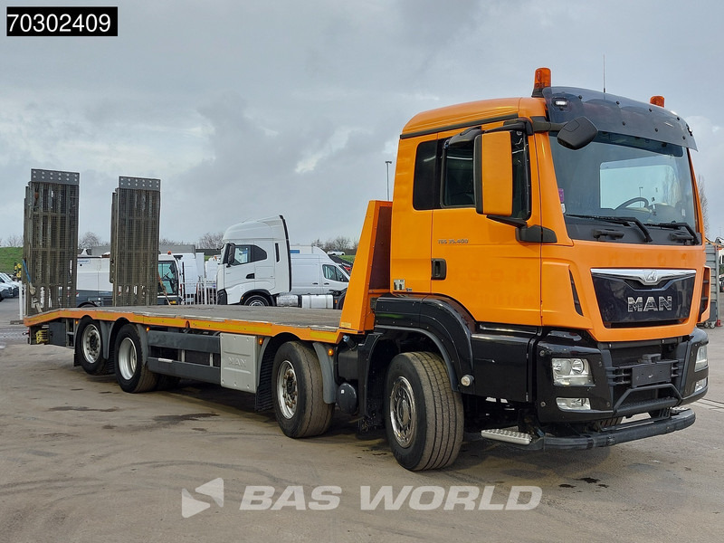 MAN TGS 35.400 8X2 Machine transporter Hydraulic Ramps Winch Lift+Steering Axle Euro 6 - Автовоз камион: снимка 3 MAN TGS 35.400 8X2 Machine transporter Hydraulic Ramps Winch Lift+Steering Axle Euro 6 - Автовоз камион: снимка 3