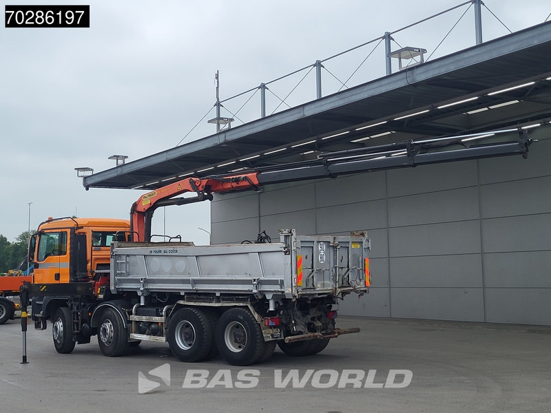 MAN TGS 35.400 8X4 Palfinger PK16001 K Kran Crane Retarder Big-Axle 2-Way tipper Euro 6 - Самосвал камион, Камион с кран: снимка 2 MAN TGS 35.400 8X4 Palfinger PK16001 K Kran Crane Retarder Big-Axle 2-Way tipper Euro 6 - Самосвал камион, Камион с кран: снимка 2