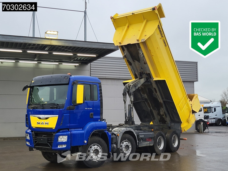 MAN TGS 35.440 8X4 14m3 tipper Steelsuspension Big-Axle Retarder Automatic Euro 6 - Самосвал камион: снимка 1 MAN TGS 35.440 8X4 14m3 tipper Steelsuspension Big-Axle Retarder Automatic Euro 6 - Самосвал камион: снимка 1