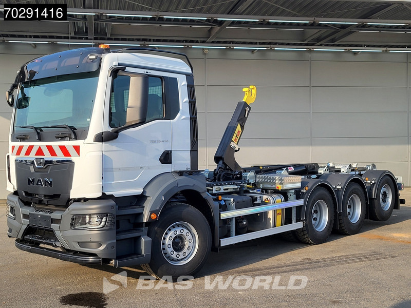 MAN TGS 35.470 8X4 NEW! HYVA 26-62 SKZ hooklift Lift+steering Axle Automatic Euro 6 - Мултилифт с кука камион: снимка 3 MAN TGS 35.470 8X4 NEW! HYVA 26-62 SKZ hooklift Lift+steering Axle Automatic Euro 6 - Мултилифт с кука камион: снимка 3