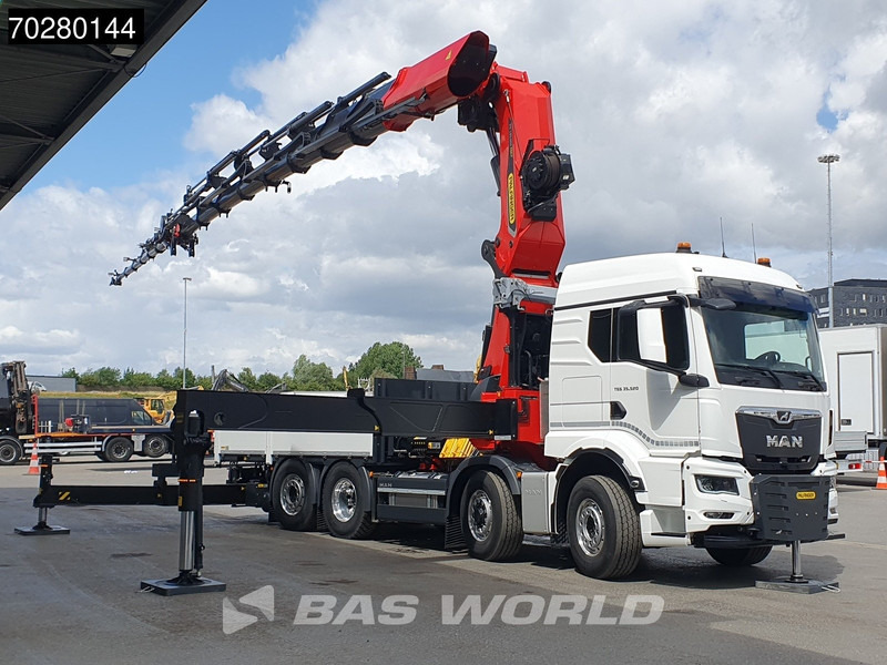 MAN TGS 35.520 8X4 Palfinger PK135.002 TEC 7 Kran Crane Hydrodrive Lift+steering axle Navi LED Euro 6 - Бордови камион, Камион с кран: снимка 3 MAN TGS 35.520 8X4 Palfinger PK135.002 TEC 7 Kran Crane Hydrodrive Lift+steering axle Navi LED Euro 6 - Бордови камион, Камион с кран: снимка 3
