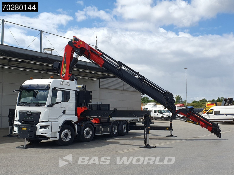 MAN TGS 35.520 8X4 Palfinger PK135.002 TEC 7 Kran Crane Hydrodrive Lift+steering axle Navi LED Euro 6 - Бордови камион, Камион с кран: снимка 5 MAN TGS 35.520 8X4 Palfinger PK135.002 TEC 7 Kran Crane Hydrodrive Lift+steering axle Navi LED Euro 6 - Бордови камион, Камион с кран: снимка 5