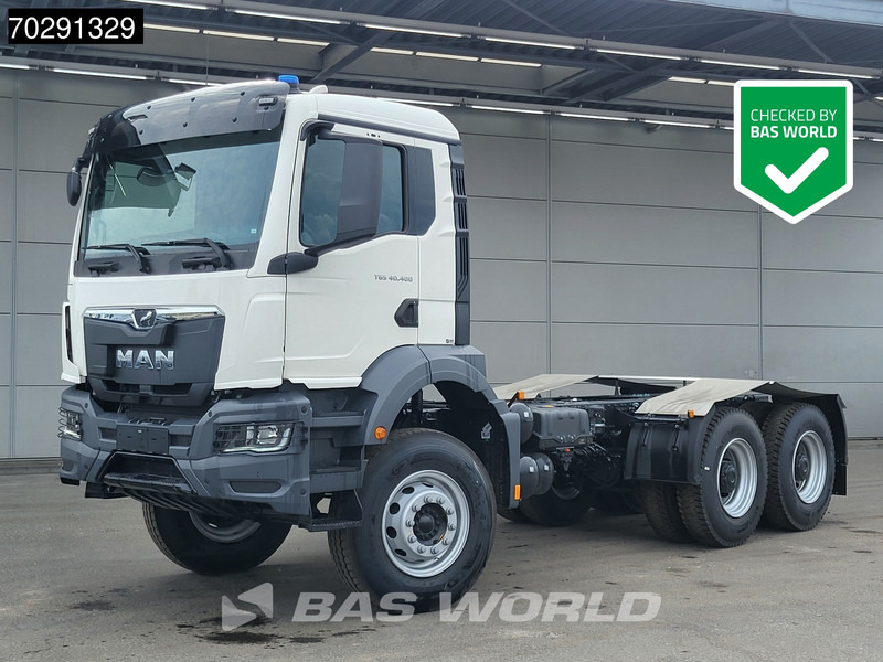 MAN TGS 40.400 6X4 NEW 6x4 chassis PTO Preparation Steelsuspension Big-Axle Automatic Euro 2 - Шаси кабина: снимка 1 MAN TGS 40.400 6X4 NEW 6x4 chassis PTO Preparation Steelsuspension Big-Axle Automatic Euro 2 - Шаси кабина: снимка 1